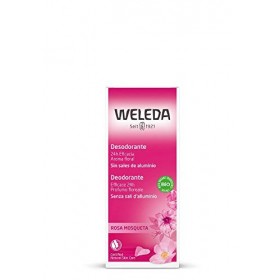 Weleda&nbsp;–&nbsp;Déodorant naturel pour le corps pour musquée 100&nbsp;ml rose
