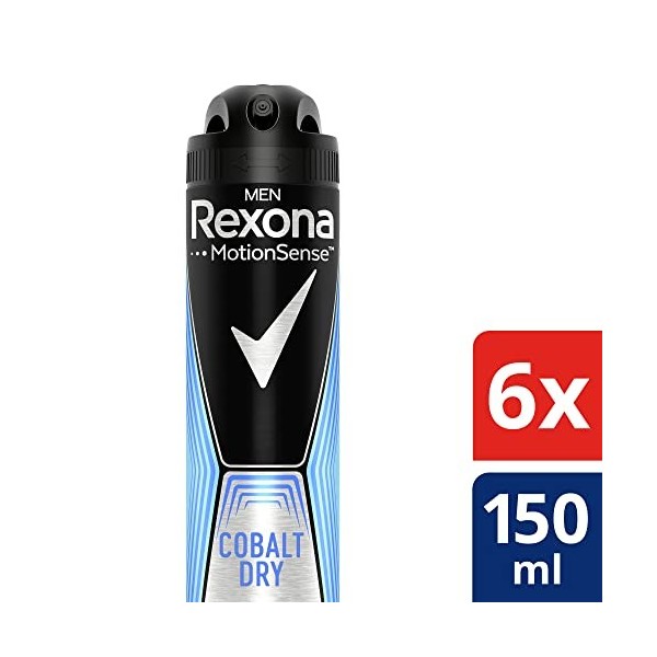 Rexona Vaporisateur de déodorant - 150 ml - Pack de 6