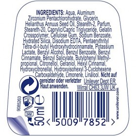 Rexona Crystal Clear Aqua Lot de 6 déodorants à bille pour femme 50 ml