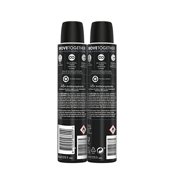 Rexona - Déodorant anti-transpirant Invisible Ice Fresh - Pack économique de 2 x 200 ml