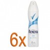 Rexona Lot de 6 déodorants en spray anti-transpirant 150 ml