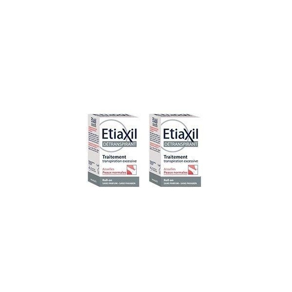 ETIAXIL DETRANSPIRANT LOT DE 2 BILLE PEAUX NORMALES