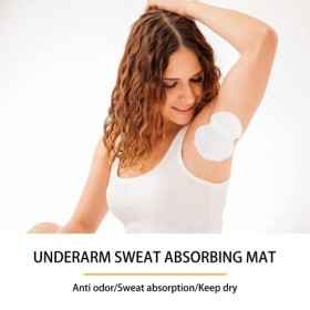 40 Pièces Coussinets Anti Transpiration Pour Aisselles Aisselles Absorbant Sueur Coussinets Anti Transpiration Invisible Cous