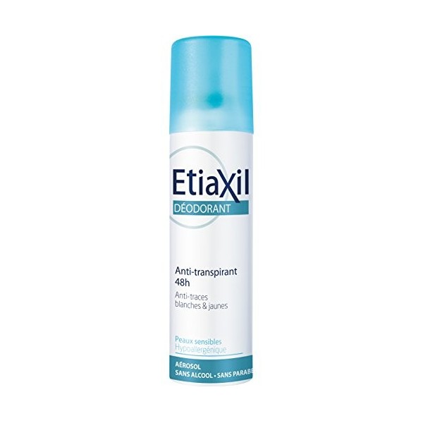 ETIAXIL Déodorant Antitranspirant sans alcool aérosol - 150 ml