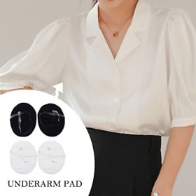 Operitacx Lot de 2 paires de coussinets de transpiration pour les aisselles dété pour les avant-bras - Autocollant anti-tran
