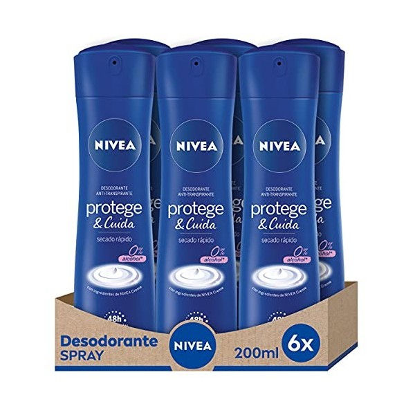 NIVEA NIVEA Spray protège & soin – 200 ML – 6 unités