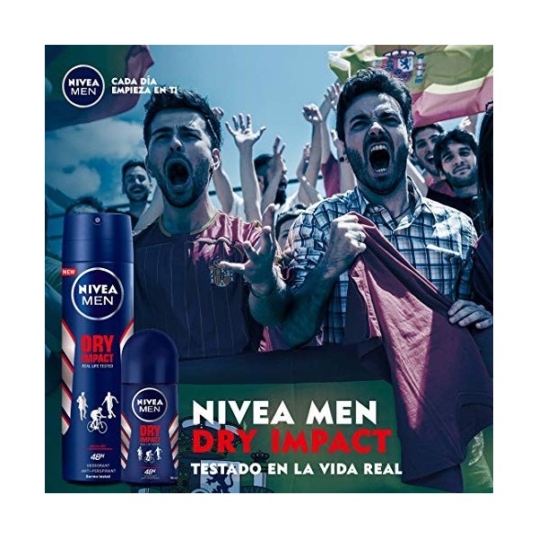 Nivea Men Déodorant Nivea Men dry impact W2 6 x 50 ml