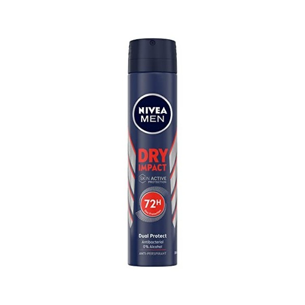 Nivea Men Déodorant Nivea Men dry impact W2 6 x 200 ml