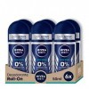 NIVEA Men Roll On Alu Free Ocean Déodorant sans aluminium 50 ml - 6 unités Frais 300 ml