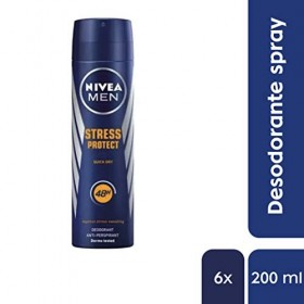 NIVEA Men NIVEA Spray Stress Protect Men&nbsp;–&nbsp;200&nbsp;ML&nbsp;–&nbsp;6&nbsp;unités