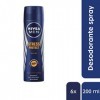 NIVEA Men NIVEA Spray Stress Protect Men – 200 ML – 6 unités