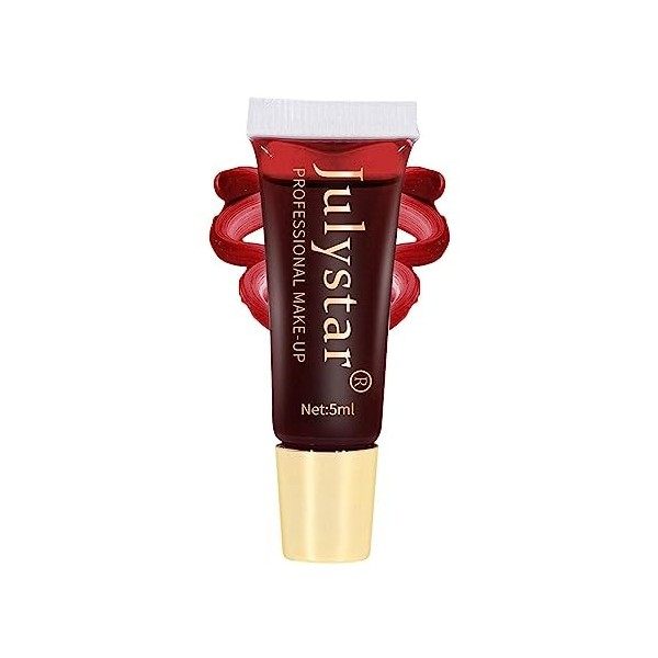 Décoller le rouge à lèvres - Brillant à lèvres coloré Peel-Off | Teinte de masque, imperméable et durable, se décolle facilem