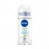 NIVEA Fresh Pure Déodorant Roll-On 50 ml , Aluminium ACH avec parfum de jasmin et formule rafraîchissante, déodorant avec 