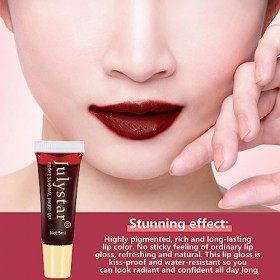 Décoller le rouge à lèvres - Brillant à lèvres coloré Peel-Off | Teinte de masque, imperméable et durable, se décolle facilem