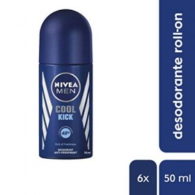 NIVEA Men NIVEA Roll-On Cool Kick Men&nbsp;–&nbsp;50&nbsp;ML&nbsp;–&nbsp;6&nbsp;unités