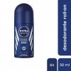 NIVEA Men NIVEA Roll-On Cool Kick Men – 50 ML – 6 unités