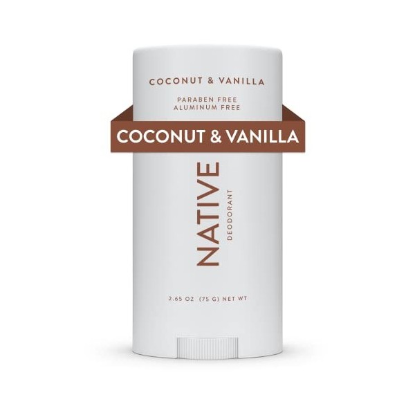 Native - Déodorant - Déodorant naturel sans aluminium ni parabens - Noix de coco et vanille