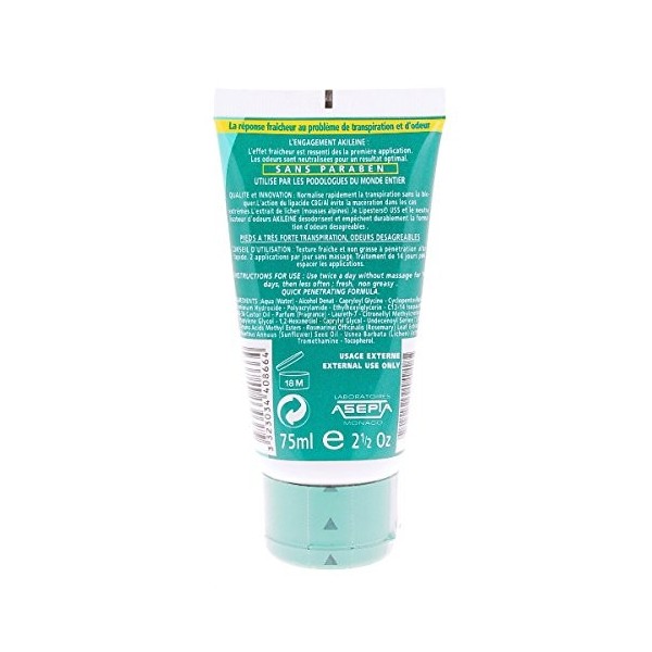 Akileïne Gel-Déo Anti-transpirant 75 ml