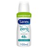 SANEX - Spray Deodorant 0% Extra Control - Deodorant Homme & Femme - Efficacite 48h - Sans Alcool, Sans Sels dAluminium - Lo