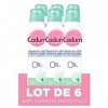 Cadum - Déodorant Femme Atomiseur Micro Talc Fraîcheur Coton Efficacité 48h - 200 ml - Pack de 6