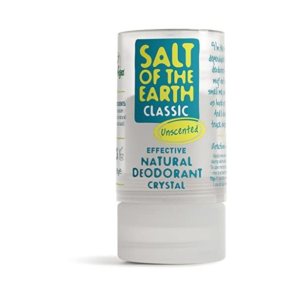 Salt Of the Earth Cristal Déodorant Naturel classique, 90 g