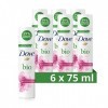 Dove Bio Déodorant Ecospray Fleur dAmandier douceur & hydratation, Efficacité 48h, Testé dermatologiquement, Ecocert, Lot d