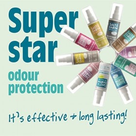 Salt of the Earth Spray déodorant naturel Lavande et vanille - Végane, protection longue durée, rechargeable, non testé sur l