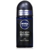 NIVEA MEN Deep Dry Lot de 6 déodorants roll-on 6 x 50 ml , roll-on anti-transpirant pour une sensation de peau propre, déodo