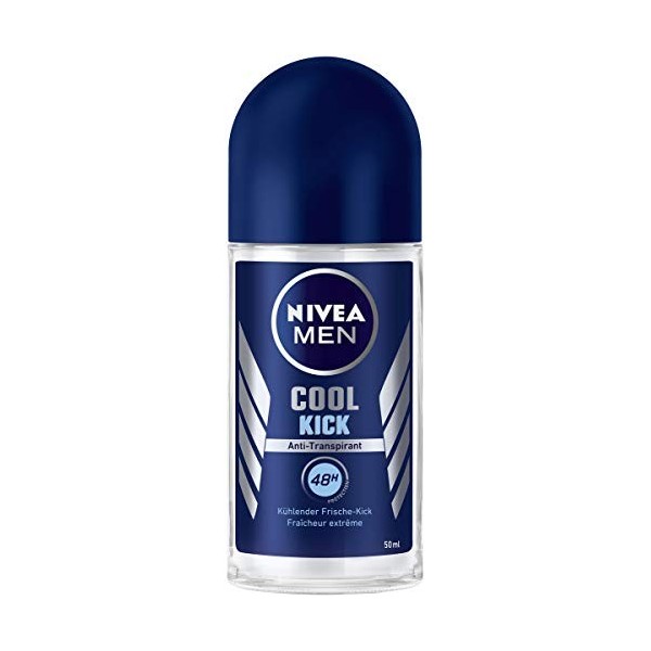 Nivea Men Lot de 6 déodorants roll-on pour homme - Protection anti-transpirant - 6 x 50 g