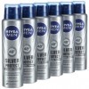 Nivea Men Silver Protect Lot de 6 déodorants anti-transpirants en spray, 6 x 150 ml