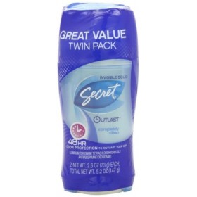 Secret Outlast Womens Invisible Solid Antiperspirant and Deodorant, Completely Clean, 5.2 Ounce by Secret