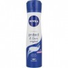 NIVEA Lot de 6 déodorants en spray pour femme « Protect & Care » 150 ml