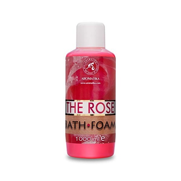 Mousse de Bain à Huile Essentielle de Bois de Rose 1000ml - Soin du Corps - Bon Sommeil - Beauté - Bain - Soin du Corps - Bie