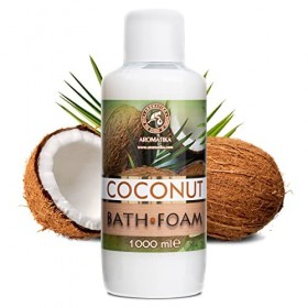 Mousse de Bain Coco 1000ml - Soin du Corps - Exotique - Beauté - Bain - Bien-Etre - Détente - Aromathérapie - Spa - Bains Mou