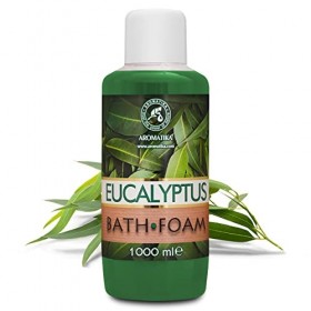 Mousse de Bain à Huile Eucalyptus 1000ml - Soin du Corps - Bon Sommeil - Beauté - Bain - Soin du Corps - Bien-Etre - Détente 