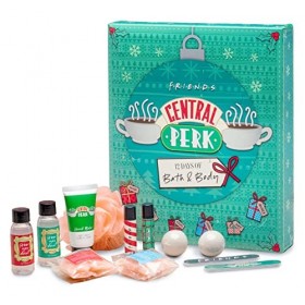 Paladone- Central Perk Calendrier de lAvent 12 Jours de Bain, Compte à rebours jusquà Noël de lémission télévisée Friends,