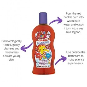 Kids Stuff Crazy - Savon moussant à couleur changeante, 300 ml - bain moussant scintillant et magique, motif licorne