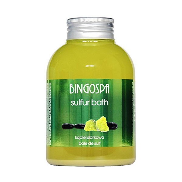 BINGOSPA Bain au soufre Mousse pour le bain au soufre, bains moussants, produits pour le bain contre les callosités, le soin 