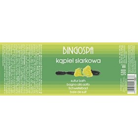 BINGOSPA Bain au soufre Mousse pour le bain au soufre, bains moussants, produits pour le bain contre les callosités, le soin 