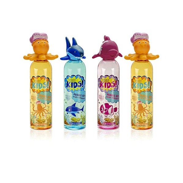 Baylis & Harding Kids Lot de 4 décorations de bain moussantes 320 ml