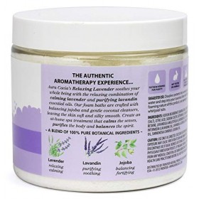 Aura Cacia Aromatherapy Foam Bath, Relaxing Lavender, 14 ounce jar by Aura Cacia