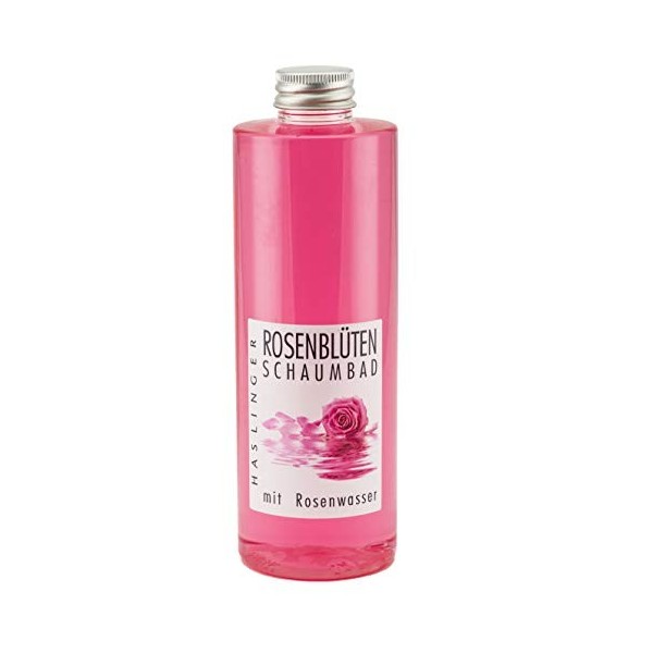 Pétales de rose mousse avec eau de roses précieuses 400 ml