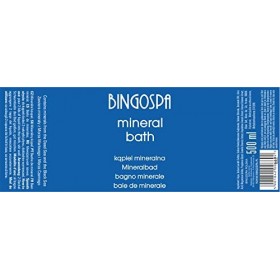 BINGOSPA Mousse de bain aux minéraux de la mer Noire pour les soins de la peau - 500 ml