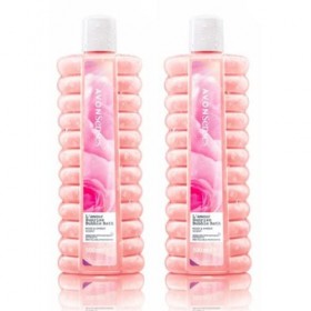 Avon Bain moussant | LAmour Sunrise | Bain moussant rose et ambre | 2 x 500 ml