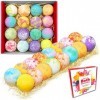 16 x Coffret de Bombes de Bain pour la Fête des Mères et la Saint Valentin de Zimpli Gifts, Cadeau pour femme, fait à la main