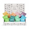 WALTZ 7 Set Bombes de Douche, 16 Sachet, 8 Senteurs, Aromathérapie, Calmant, Revigorant et Relaxant, Idee Cadeau Homme et Fem