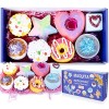 Bombes de Bain MAQUITA, 8pcs Coffret-Cadeau de Boule de Bain, Huiles Essentielles Naturelles, Bain Moussant Enfant, Cadeau po