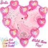 Barbie Bombe de Bain Fille - Coffret Boule de Bain Enfant - 10 Boules de Bain Effervescentes - Rose