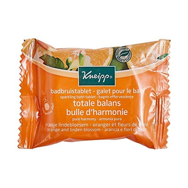 Kneipp Galet pour Bain Oranger Fleurs de Tilleul 80 g