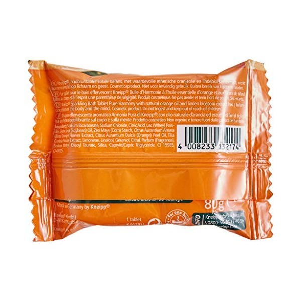 Kneipp Galet pour Bain Oranger Fleurs de Tilleul 80 g